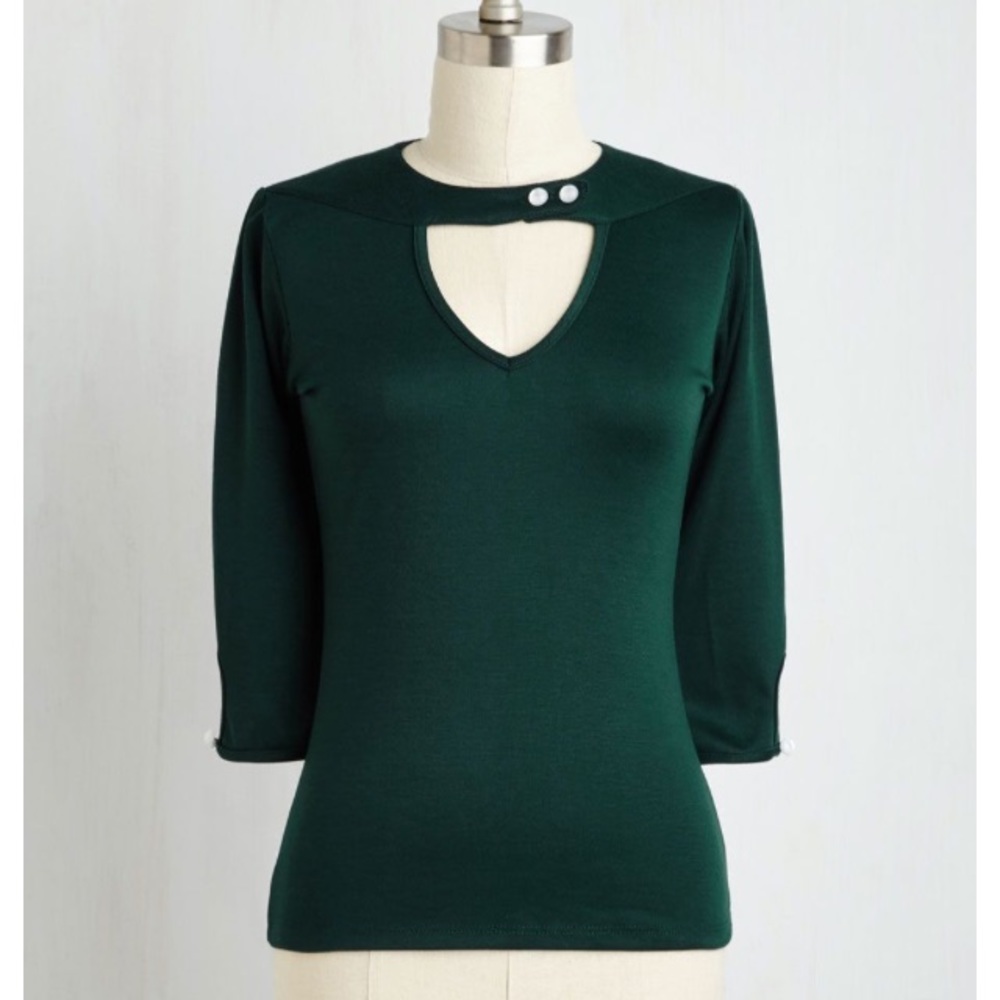 NWT✨ModCloth RockSteady sz XS, 3/4 sleeve top